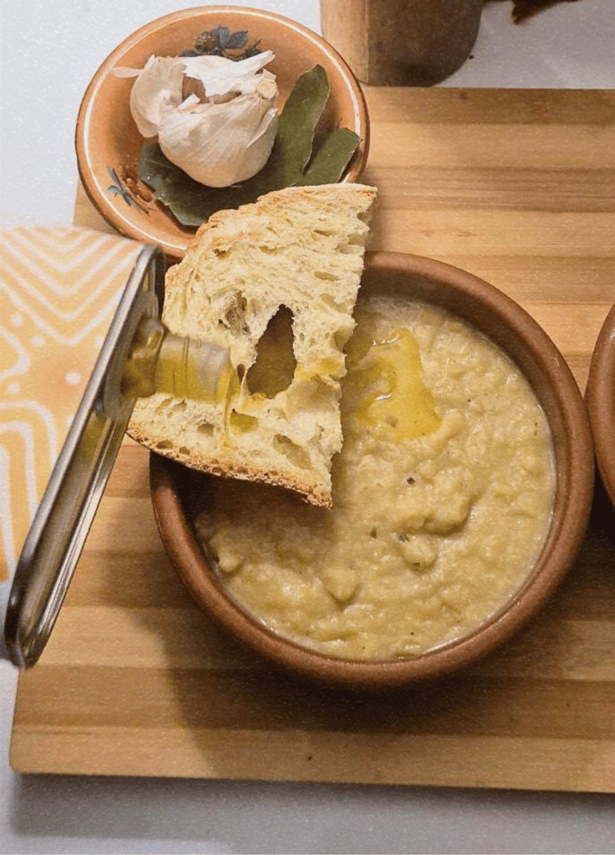 Creamy Fava Soup - Authentic Sardinian Recipe - Obìa Olive Oil