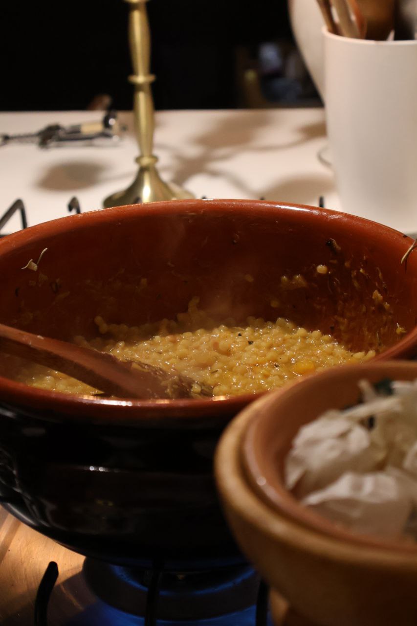 Cheesy Butternut Squash Fregula